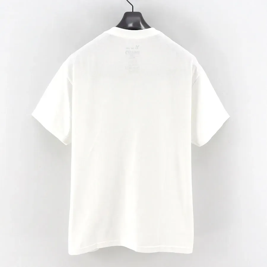 Cotton Single Print Round Neck Short Sleeve T