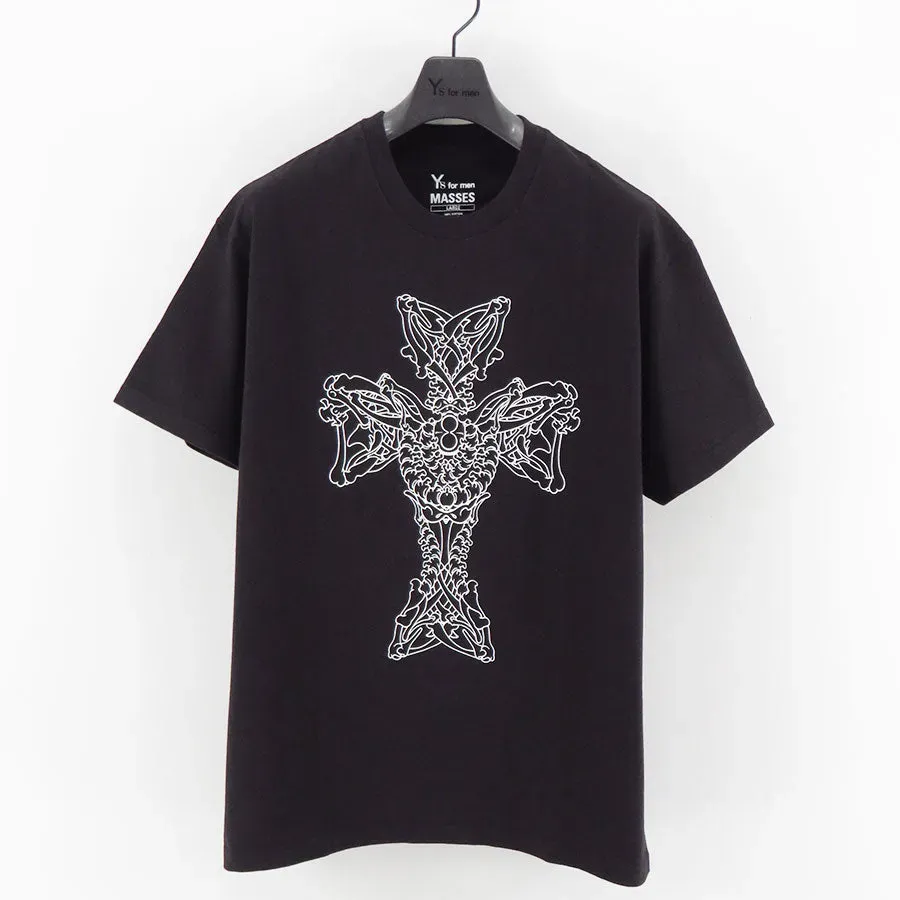 Cotton Single Print Round Neck Short Sleeve T