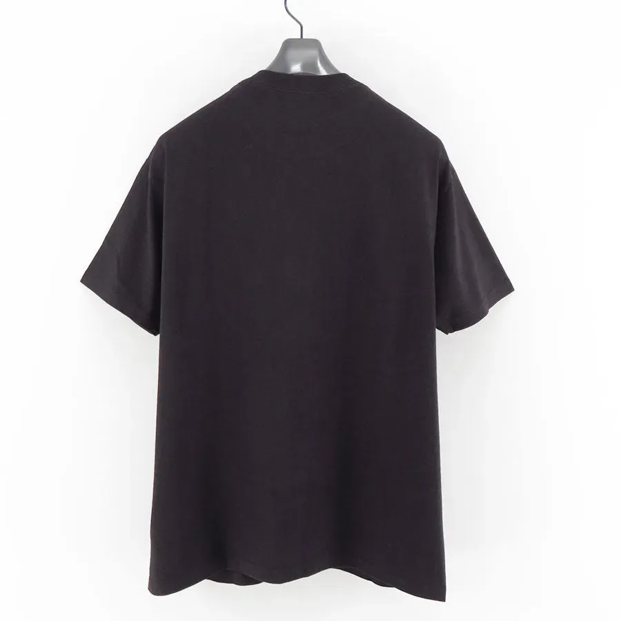 Cotton Single Print Round Neck Short Sleeve T