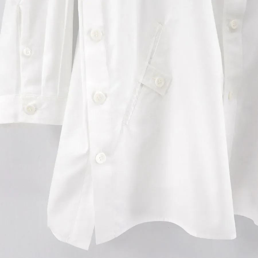 100/2 Broad Shirt With Tab Detail