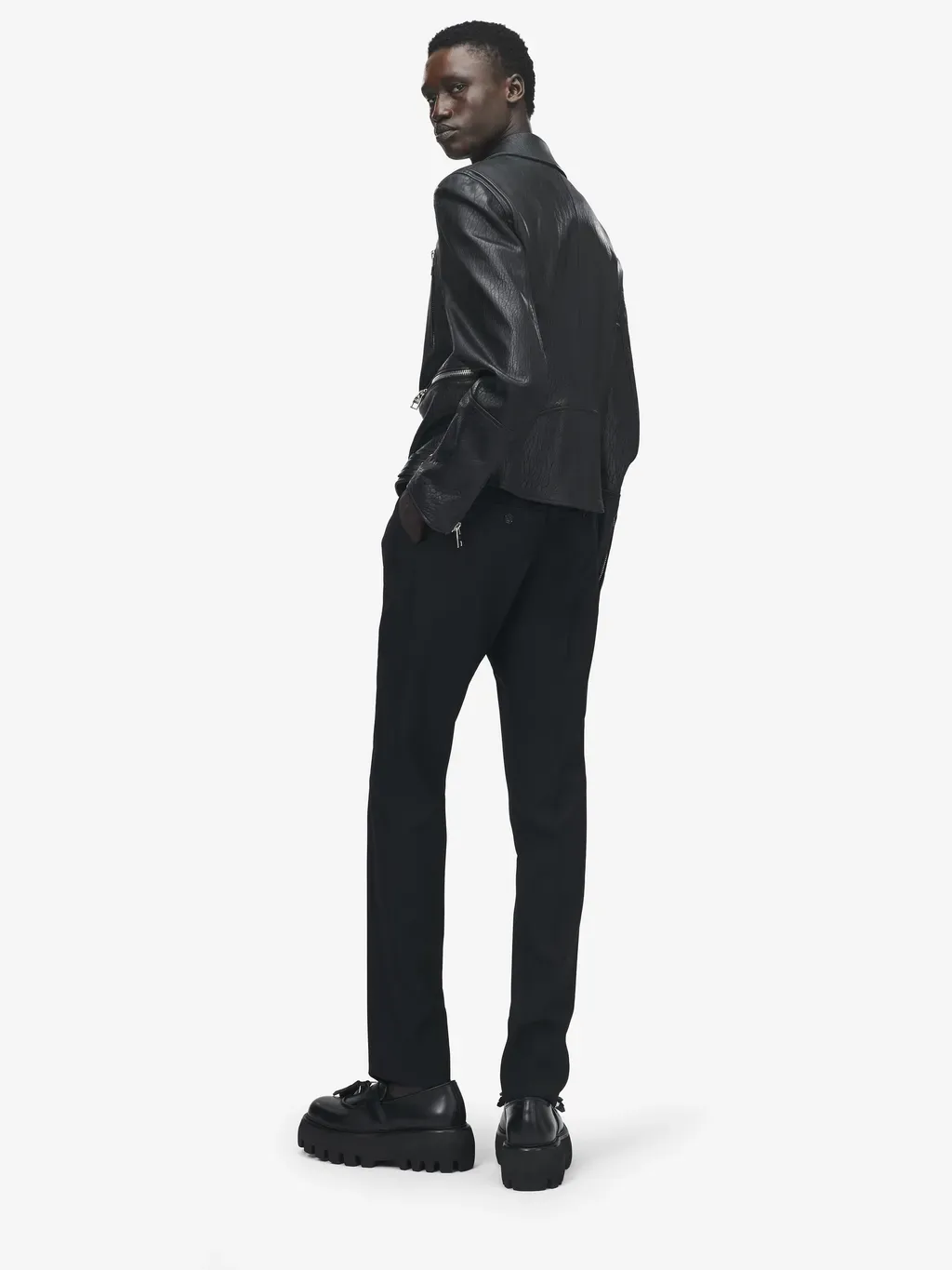 Mcqueen Classic Leather Biker Jacket