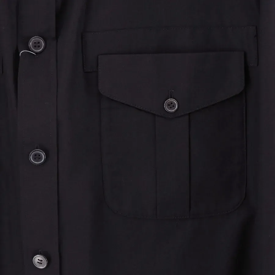 100/2 Broad Shirt With Double Chest Patch Pockets