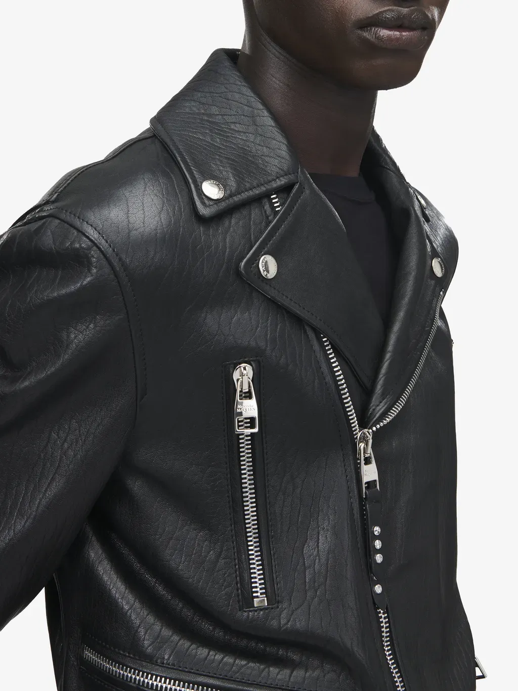 Mcqueen Classic Leather Biker Jacket