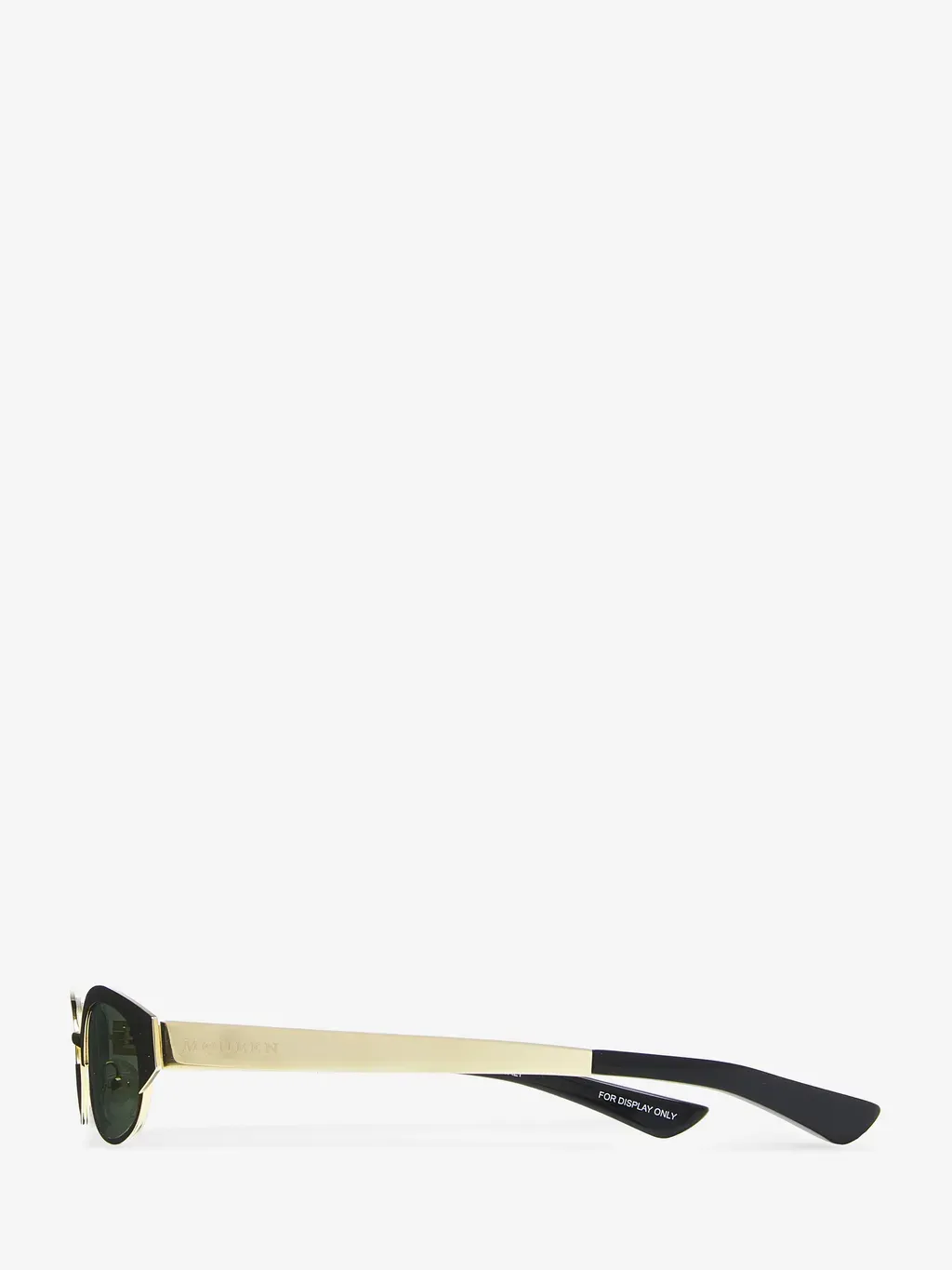 Mcqueen Ellipse Metal Sunglasses