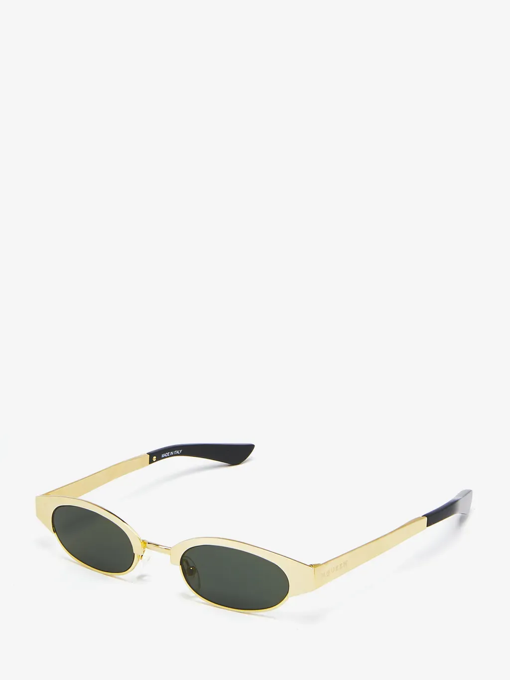 Mcqueen Ellipse Metal Sunglasses
