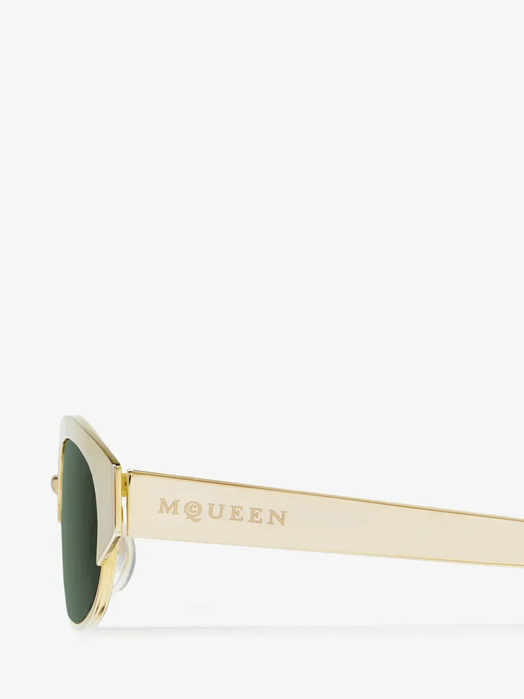 Mcqueen Ellipse Metal Sunglasses