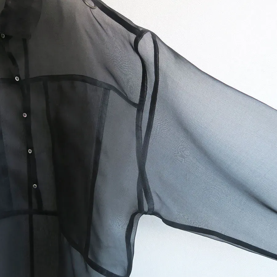 Organza Over Shirt