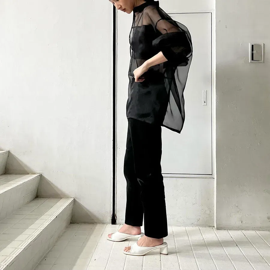 Organza Over Shirt