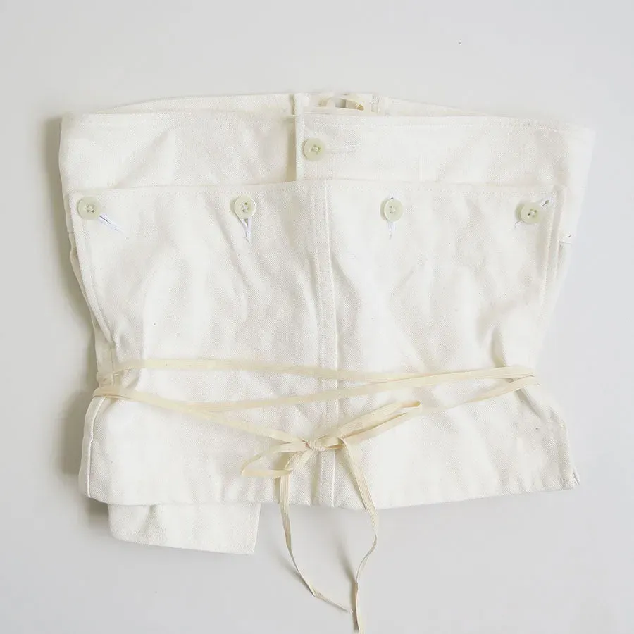 Canvas Lace-Up Bustier