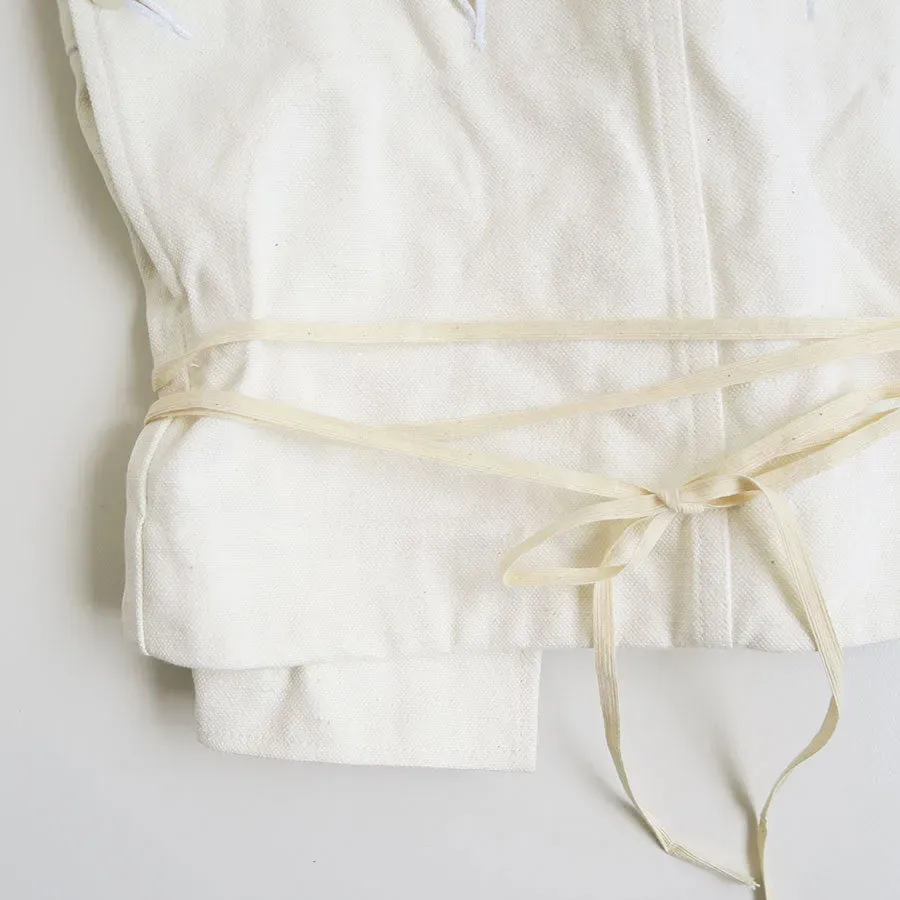 Canvas Lace-Up Bustier