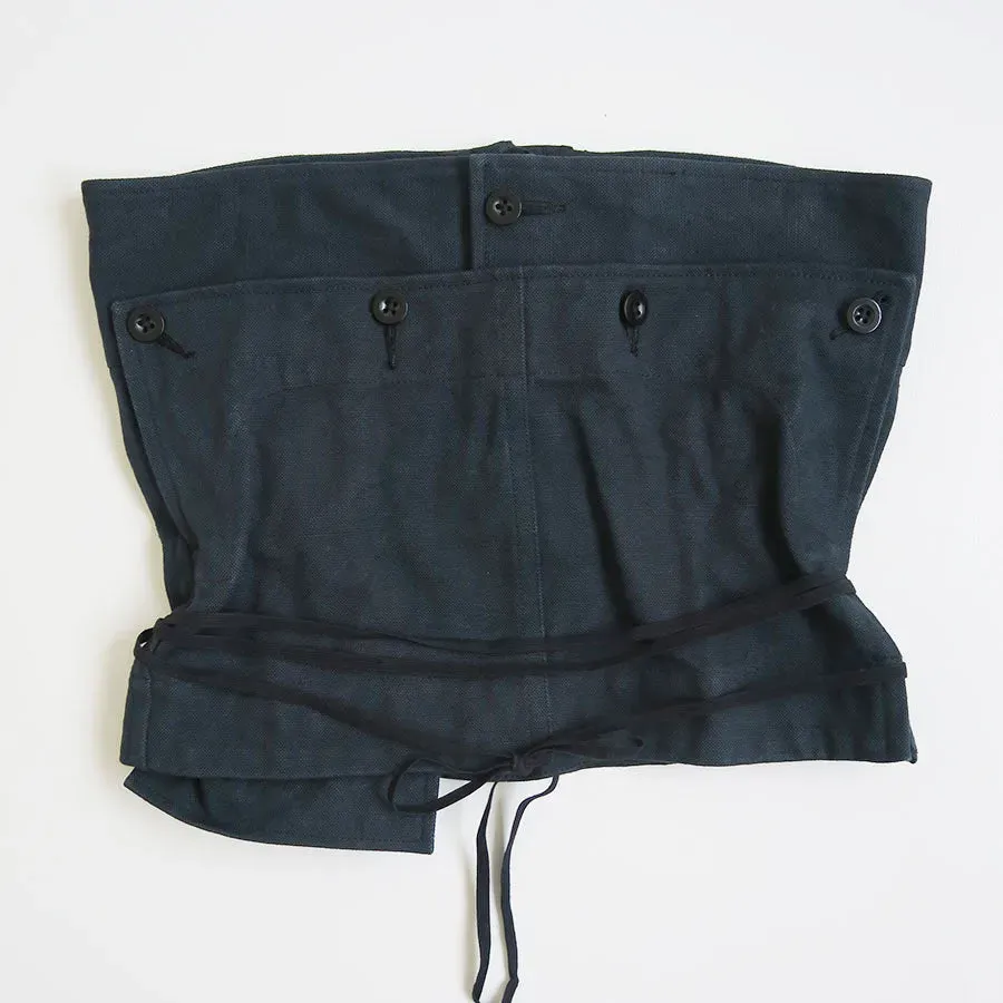 Canvas Lace-Up Bustier