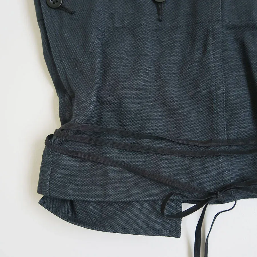 Canvas Lace-Up Bustier
