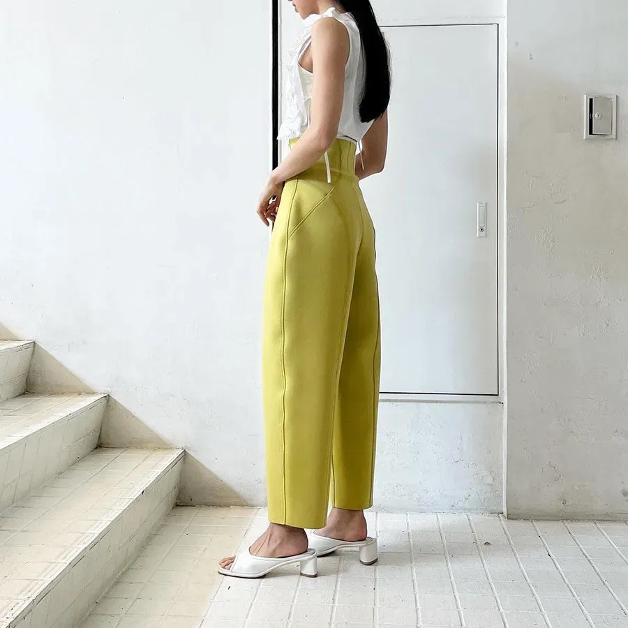 Urethane High-Waist Pants