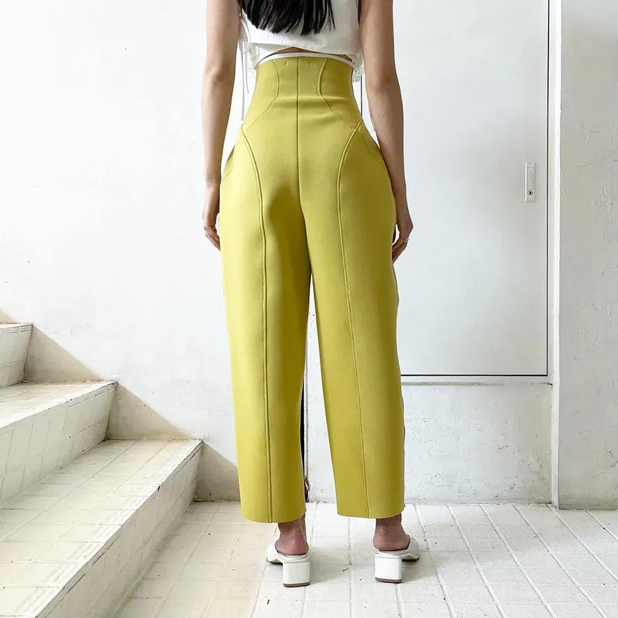 Urethane High-Waist Pants