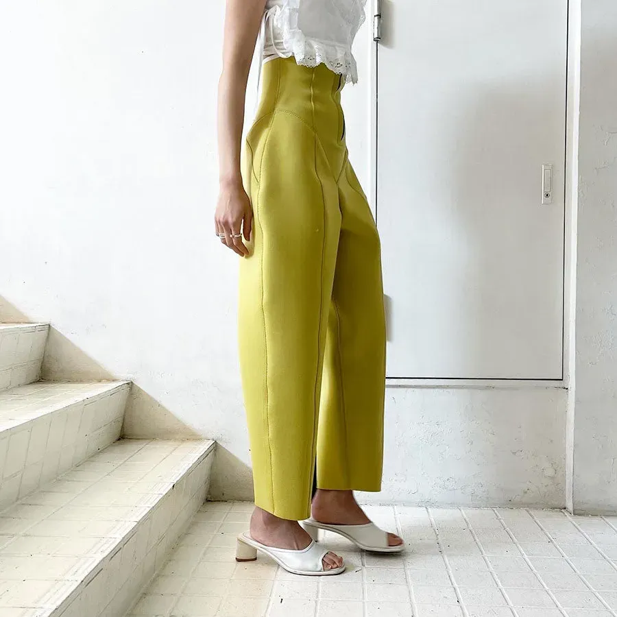 Urethane High-Waist Pants