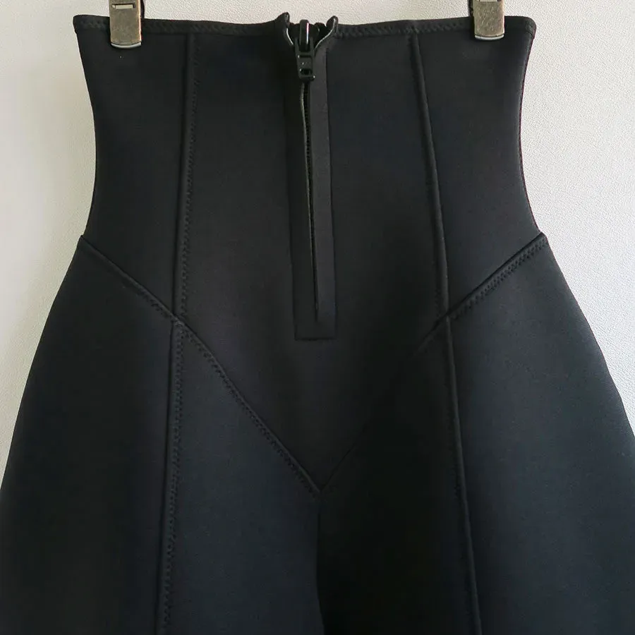 Urethane High-Waist Pants