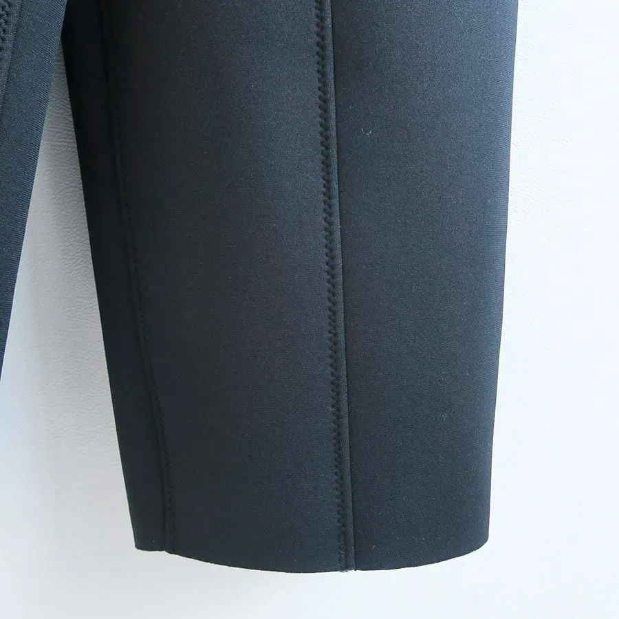 Urethane High-Waist Pants