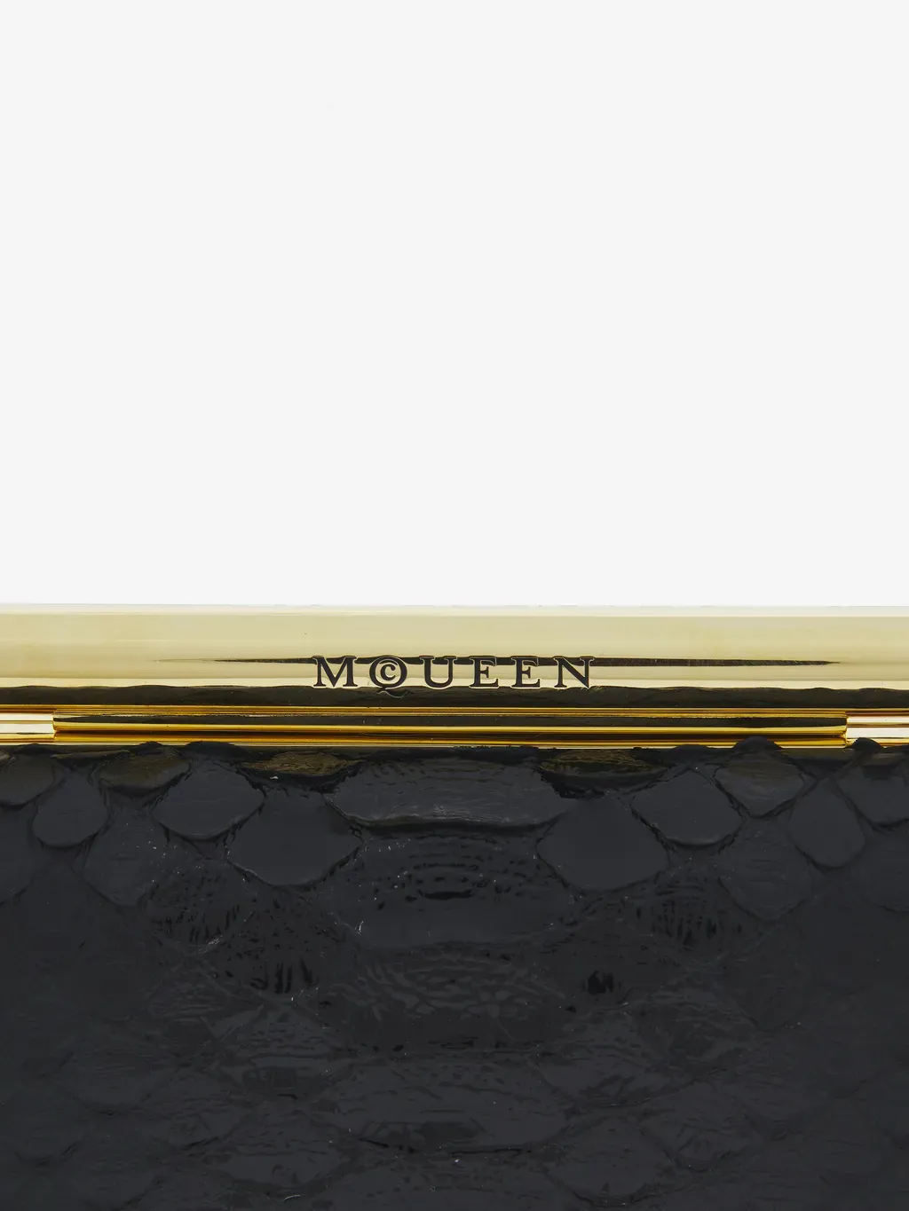Mcqueen T-Bar Box Clutch