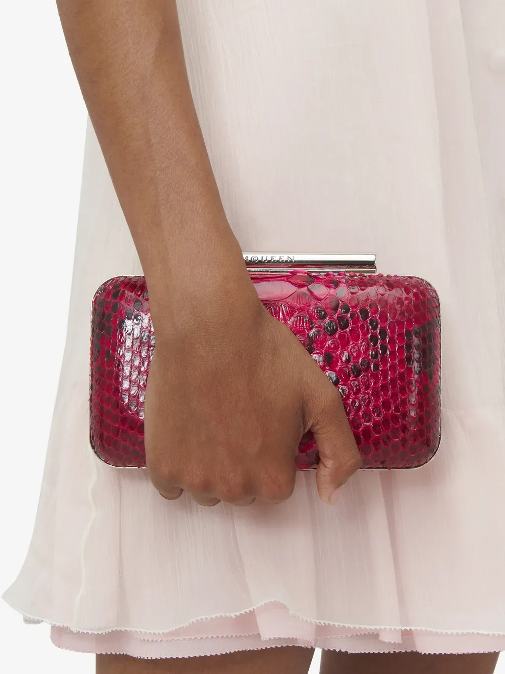 Mcqueen T-Bar Box Clutch