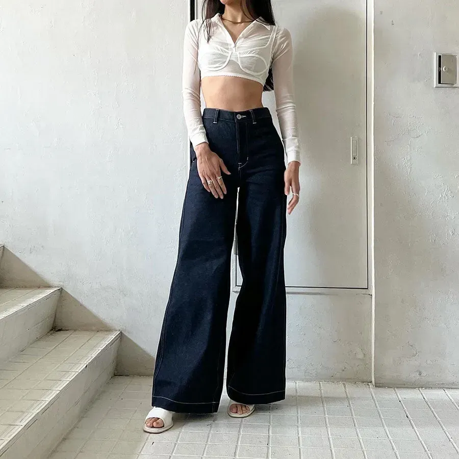 Stretch Taffeta Layered Bra Top Shirt