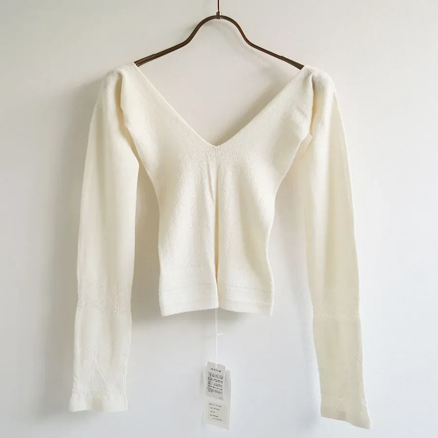 Silk Lace Knitting Tights Top