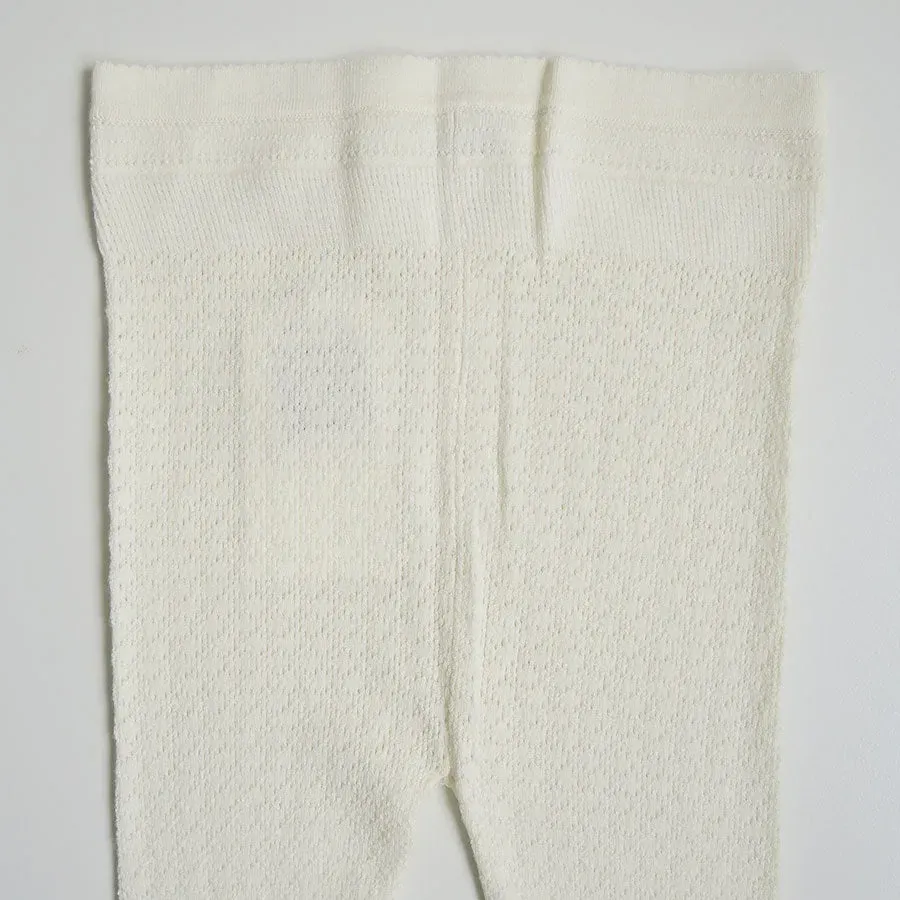 Silk Lace Knitting Tights Top