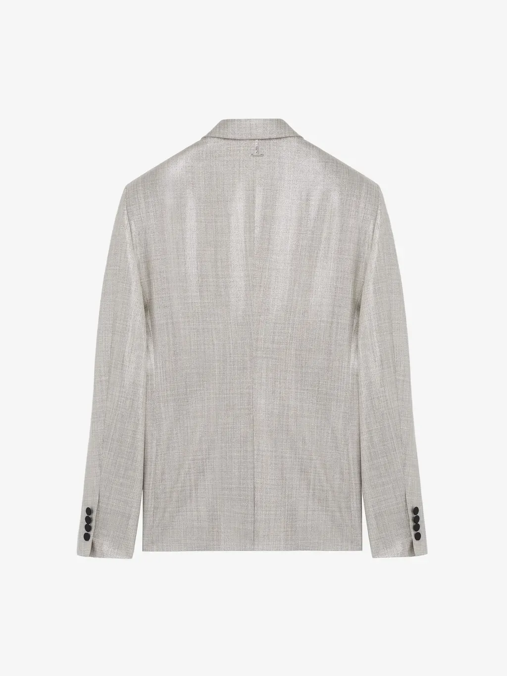 Metallic Single-Breasted Jacket