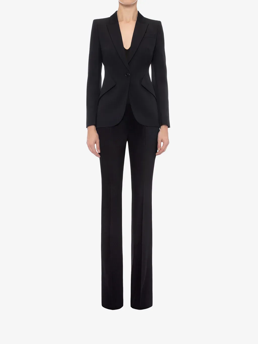 Narrow Bootcut Trousers