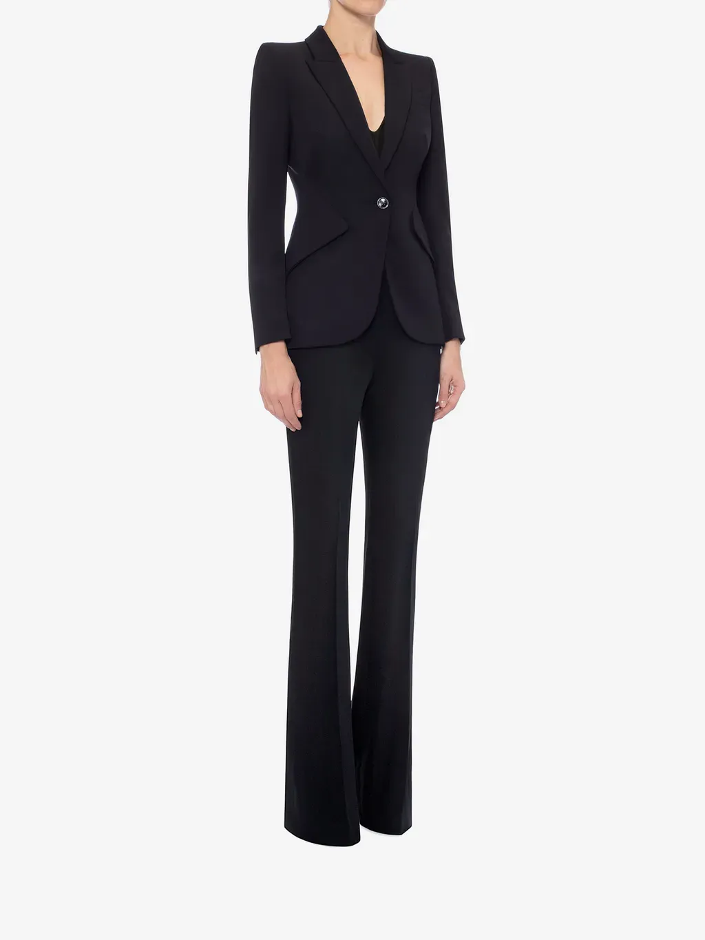 Narrow Bootcut Trousers