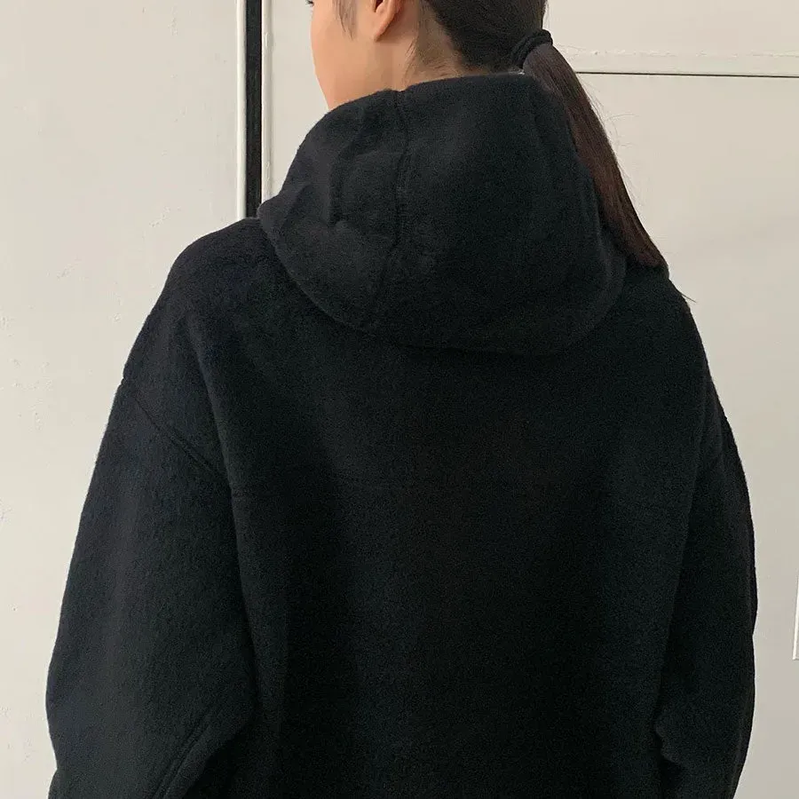 Wool Fleece Hoodie
