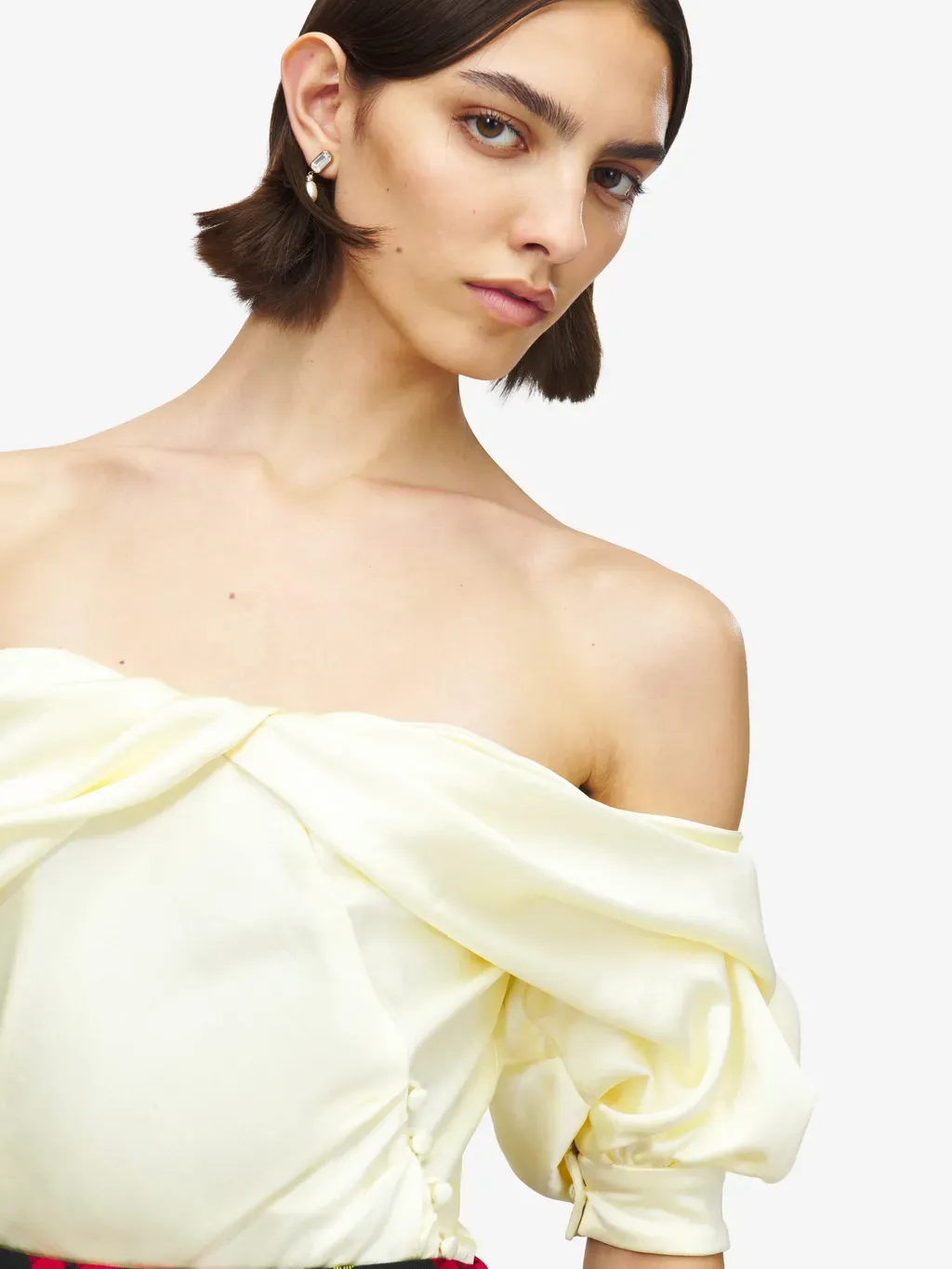 Off-The-Shoulder Draped Top