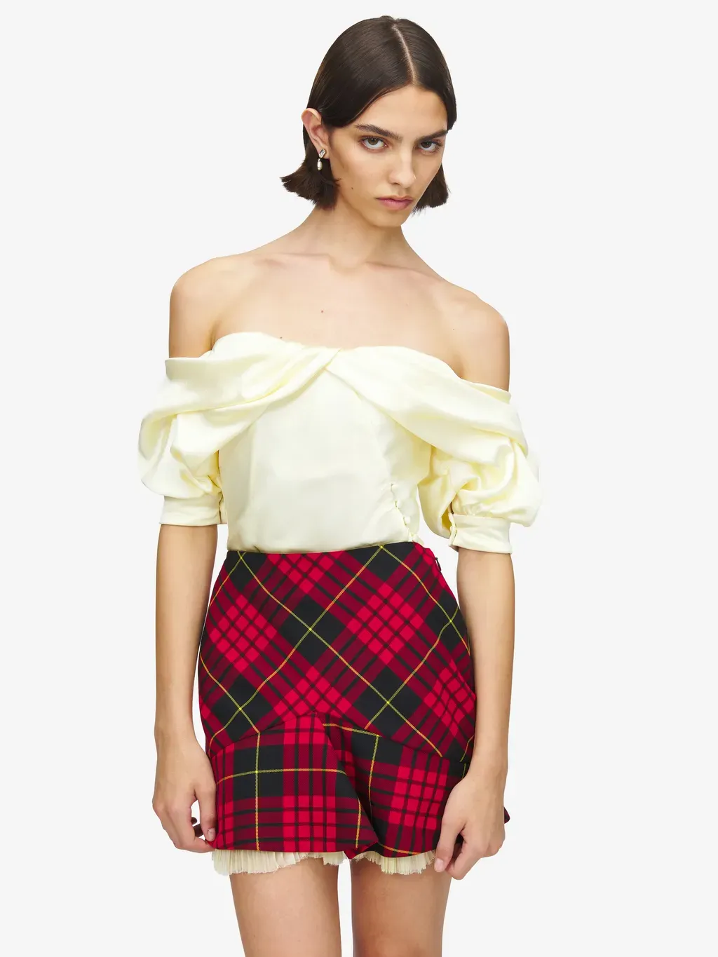 Off-The-Shoulder Draped Top