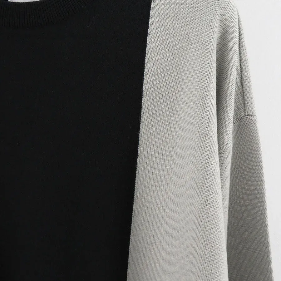 Fine Wool Intarsia Knit