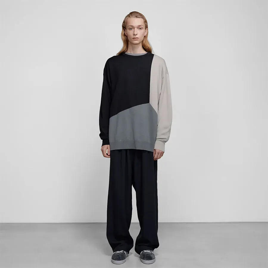 Fine Wool Intarsia Knit