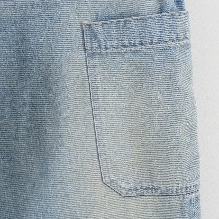 Selvage Denim Cargo Pants