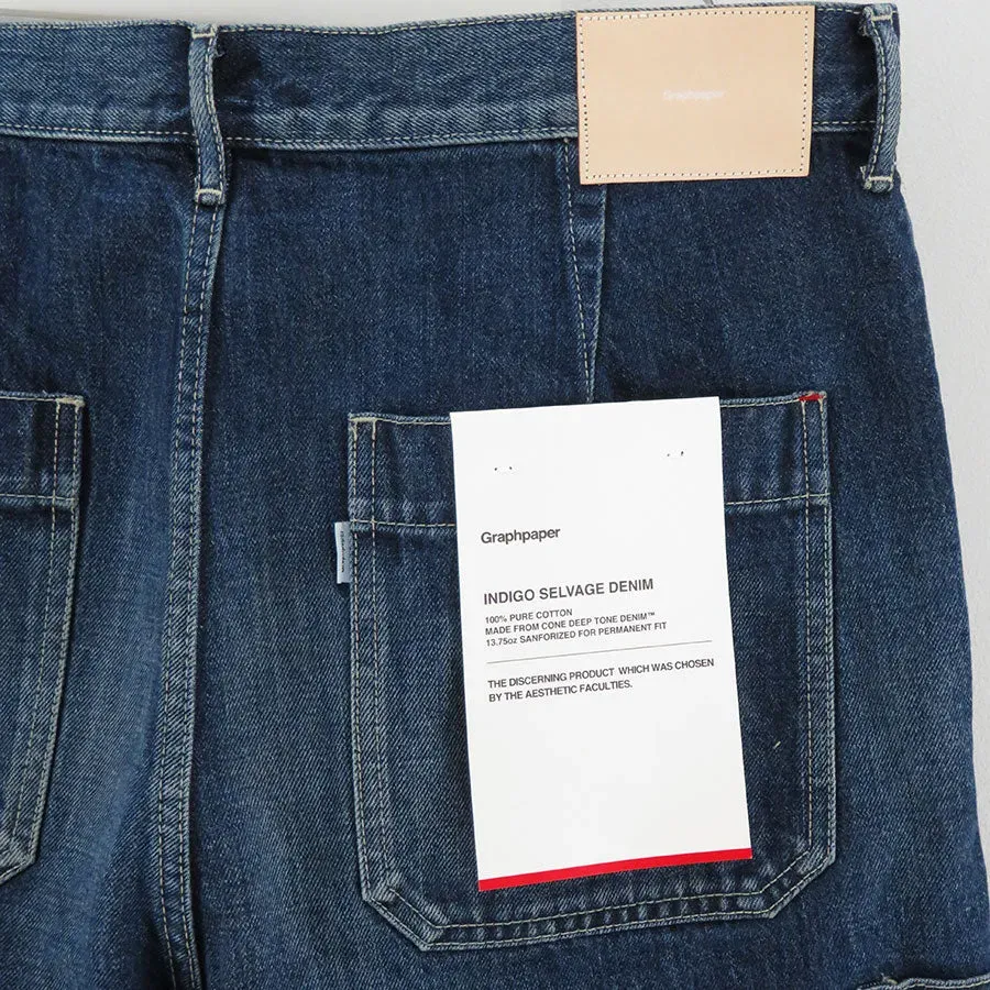 Selvage Denim Cargo Pants