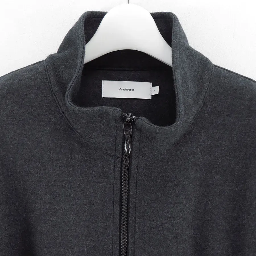 Wool Smooth Flannel Track Blouson