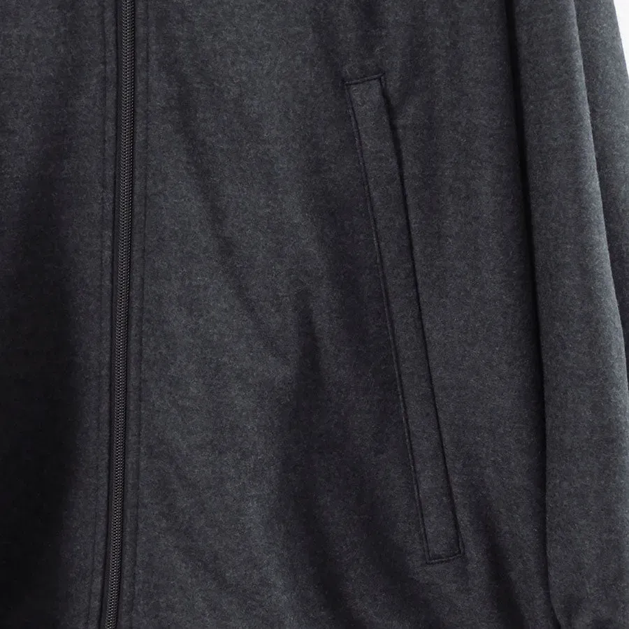 Wool Smooth Flannel Track Blouson