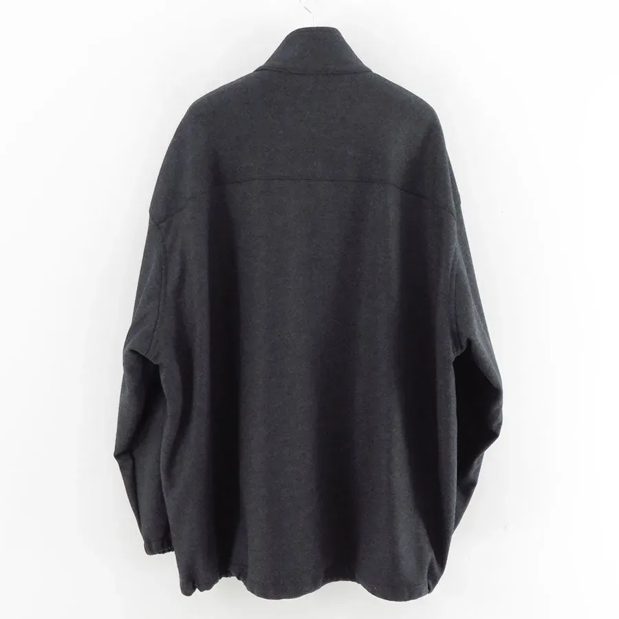 Wool Smooth Flannel Track Blouson