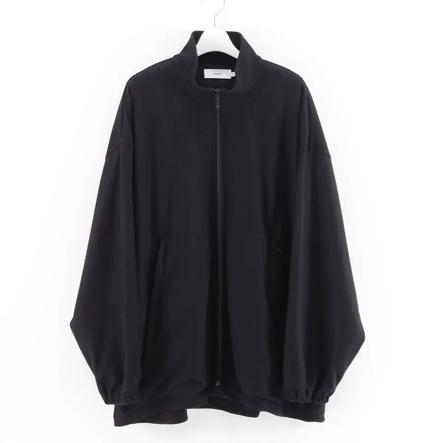 Wool Smooth Flannel Track Blouson