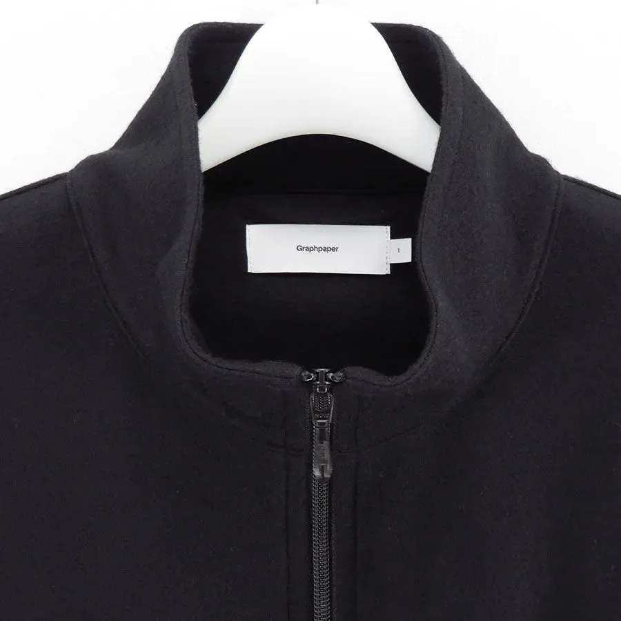 Wool Smooth Flannel Track Blouson