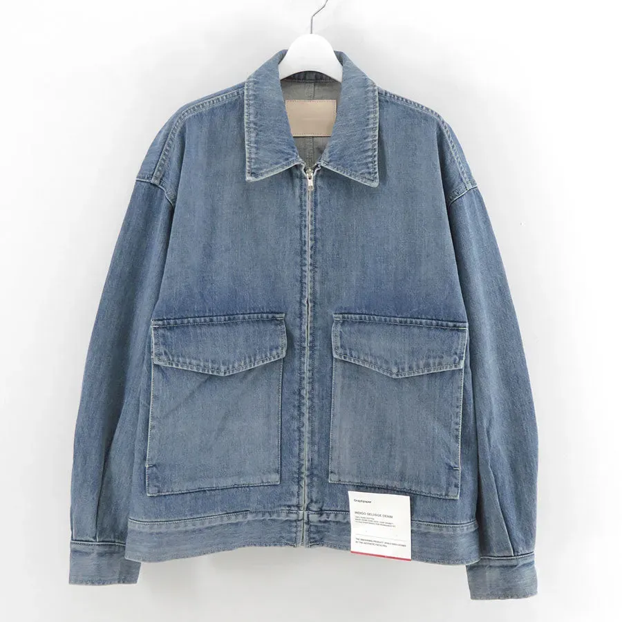 Selvage Denim Zip Jacket