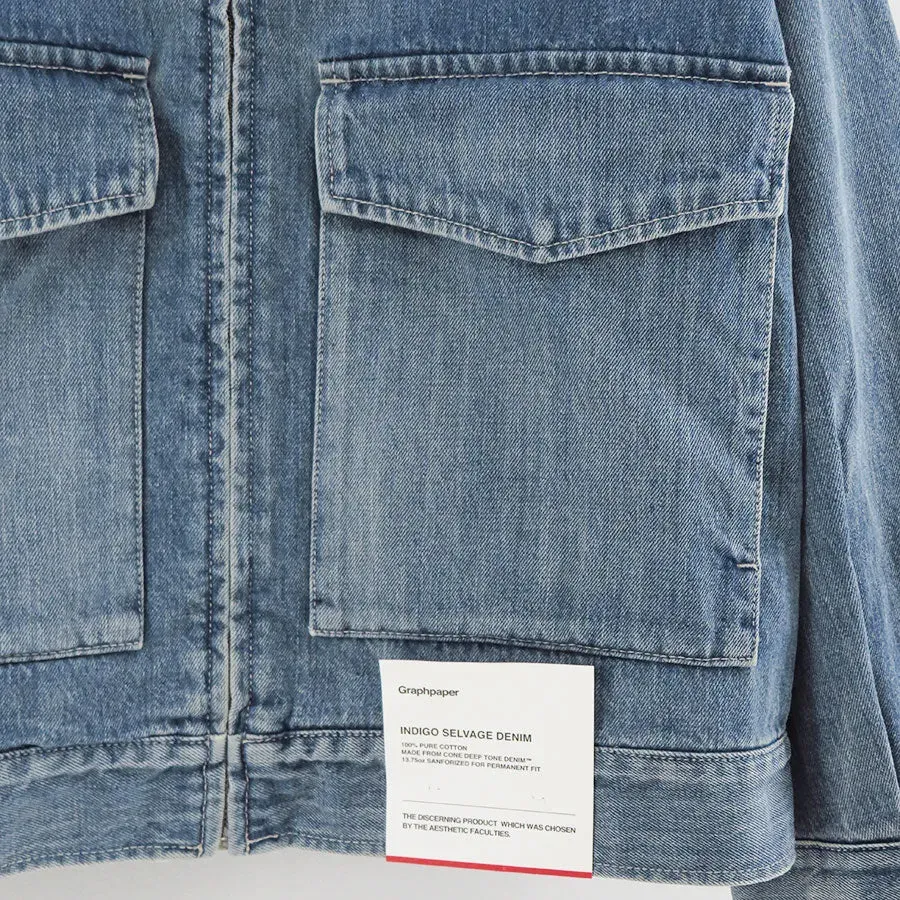Selvage Denim Zip Jacket