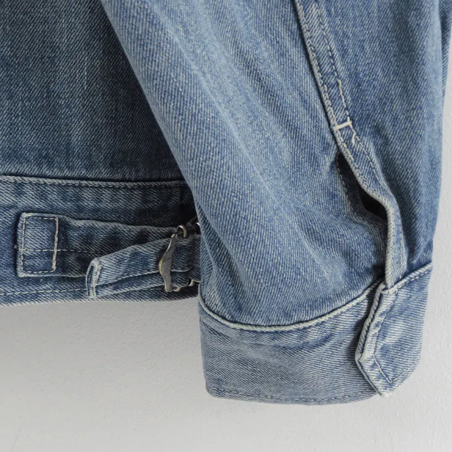 Selvage Denim Zip Jacket