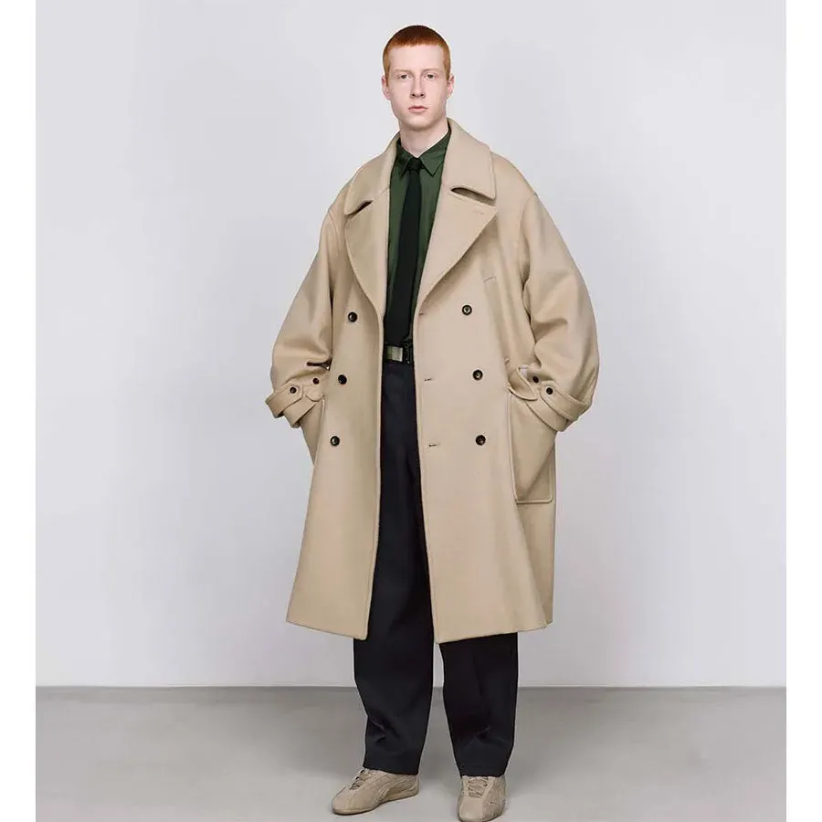 Light Melton Pea Coat