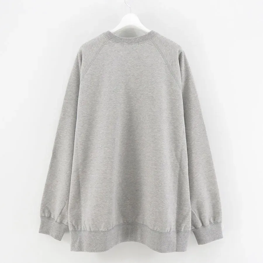 Ultra Compact Terry Crew Neck Sweater