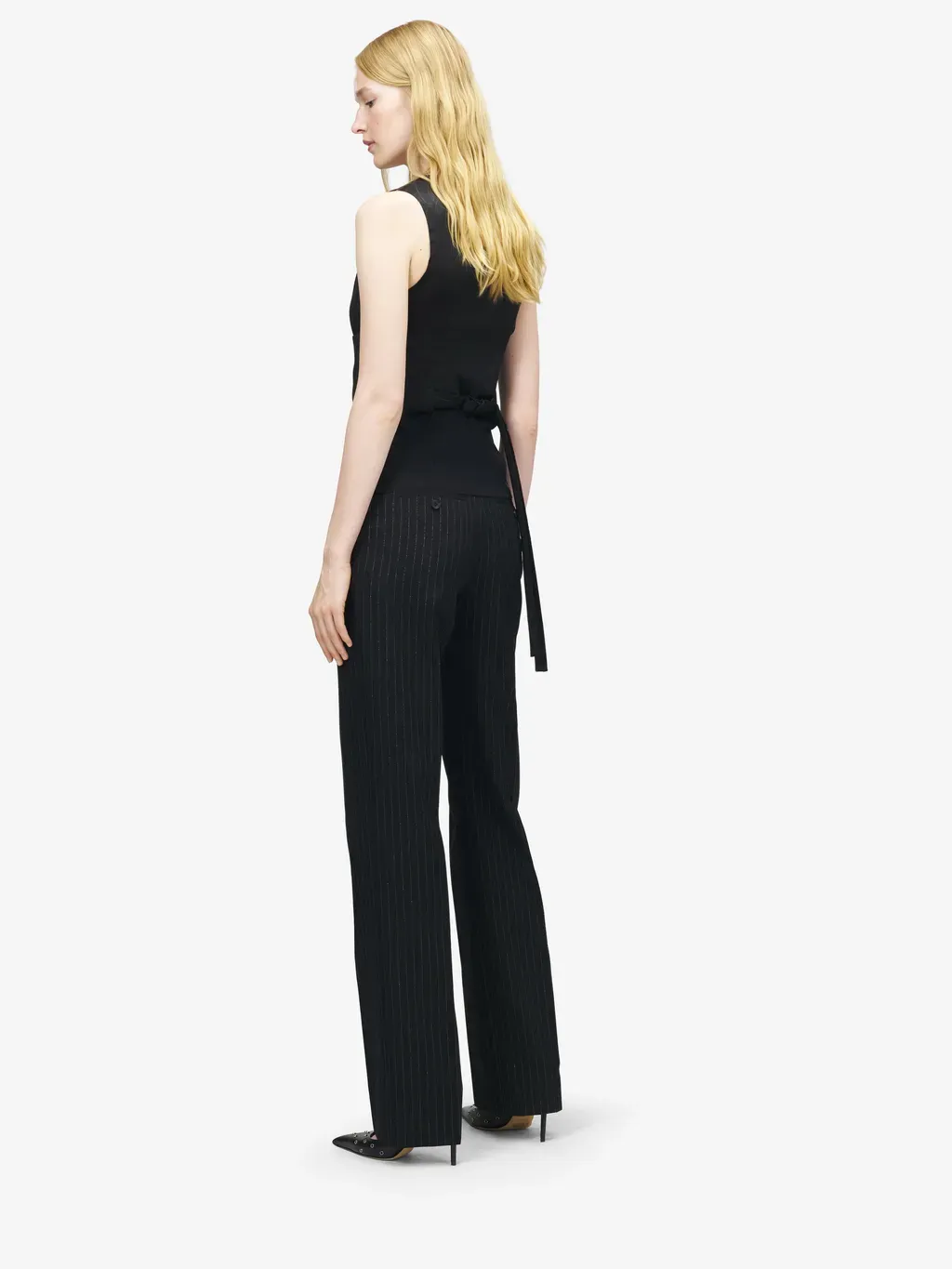 Pinstriped Tailored Waistcoat