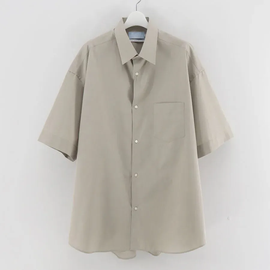 Alumo For Gp S/S Oversized Regular Collar Shirt