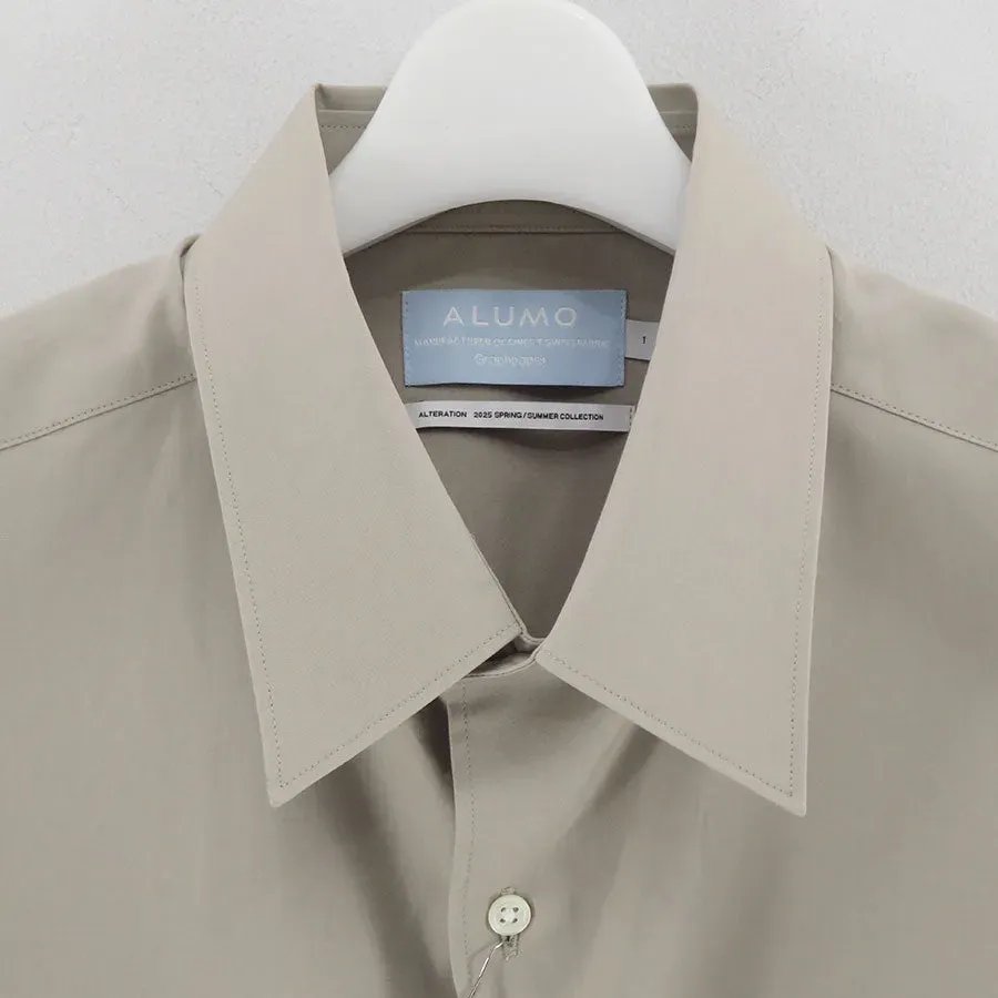 Alumo For Gp S/S Oversized Regular Collar Shirt
