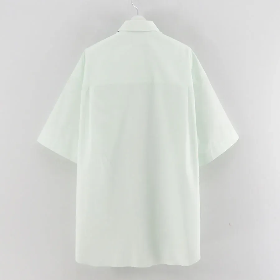 Alumo For Gp S/S Oversized Regular Collar Shirt